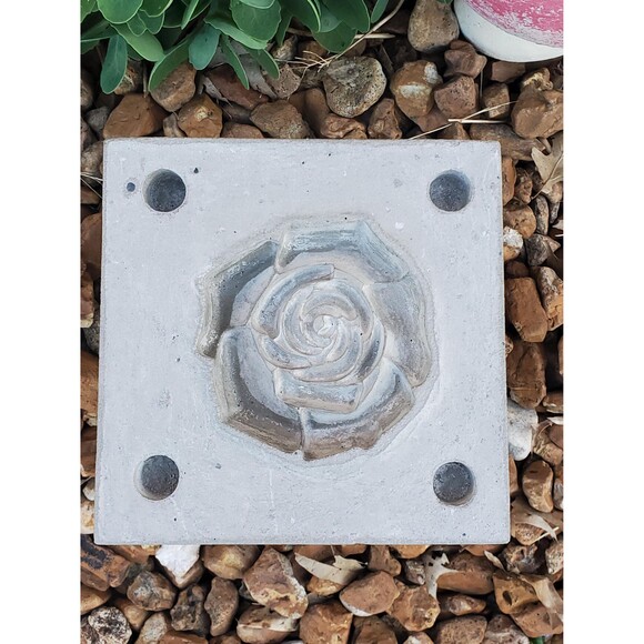 Handcrafted Cement Bee Watering Station, Butterfly Puddler, Pollinator Garden - Picture 3 of 6